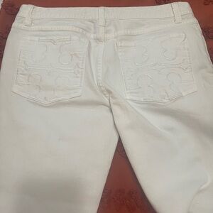 Tory Burch white jeans